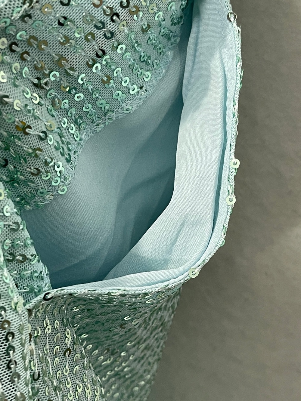 Baevely Mint Sequin Shorts Sparkly Festival Glitter Glam Rave Birthday Party Hot - Picture 7 of 10